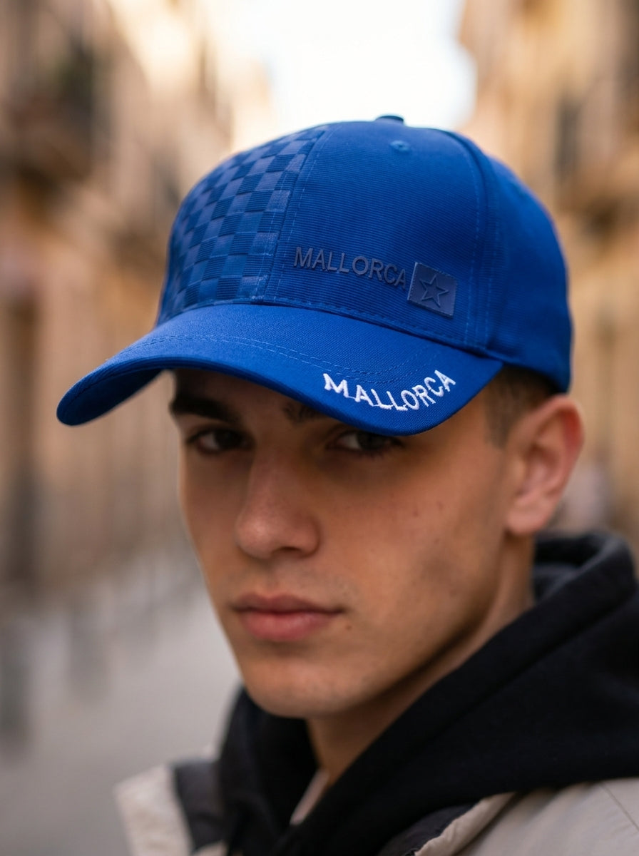 Mallorca Unisex Blue Vintage Baseball Adjustable Cap