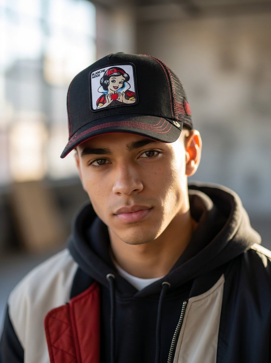 Capslab Disney Snow Trucker Baseball Cap