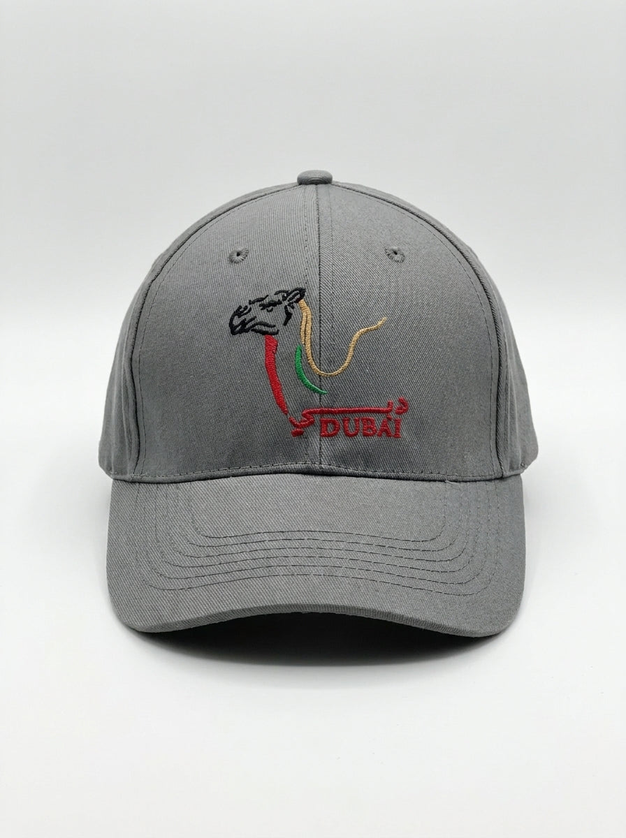Dubai Embroidered Camel Vintage Baseball Cap