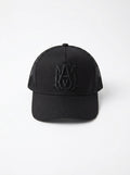 All-Black Embroidered Snapback Baseball Cap