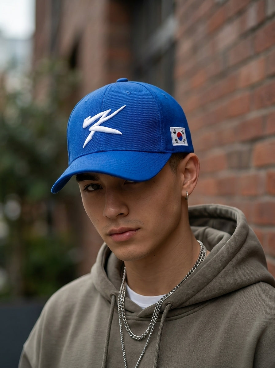 New Era Korea World Blue Baseball Cap