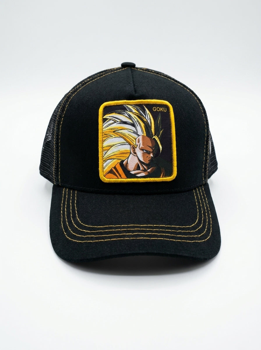 Capslab Dragon Ball Z Goku Black Trucker Cap
