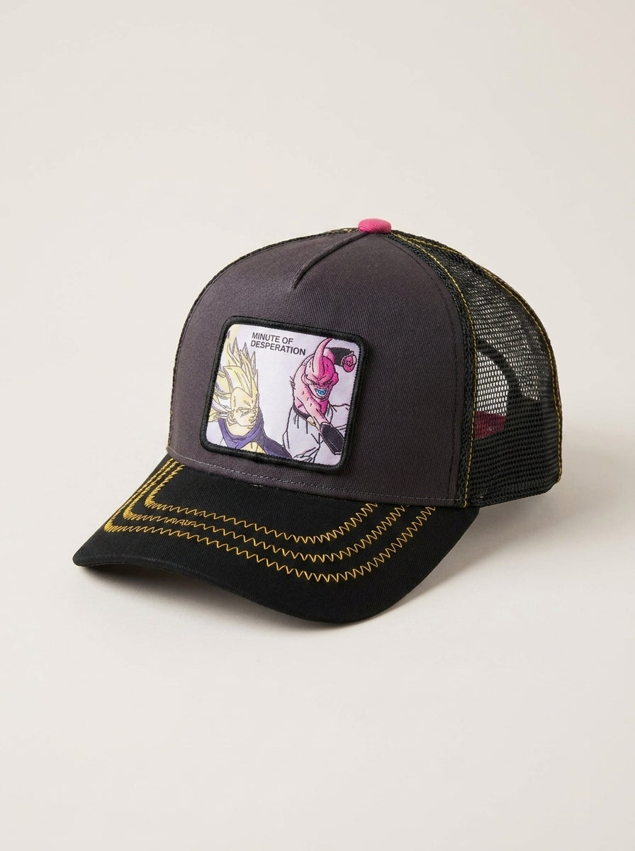 Capslab Dragon Ball Z Vegeta and Majin Buu Trucker Cap