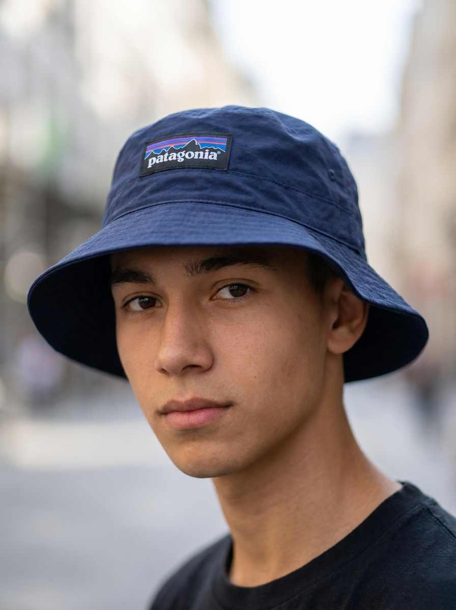 Patagonia Navy Adventure Ready Bucket Hat
