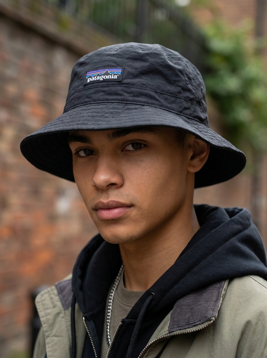 Patagonia Classic Black Baggies Brimmer Hat