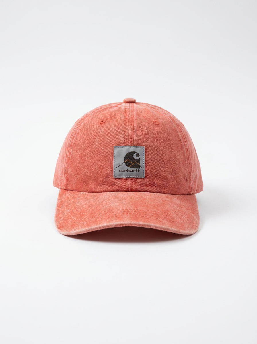 Carhartt Faded Red Adventure Series Washed Baseball Cap