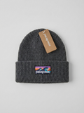 Patagonia Charcoal Grey Essential Ribbed Winter Beanie