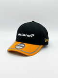 New Era Black & Orange McLaren Racing Adjustable Baseball Cap