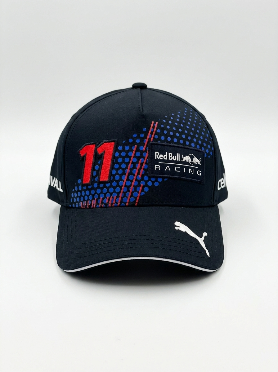 Red Bull Navy Premium Motorsport Inspired Baseball Cap