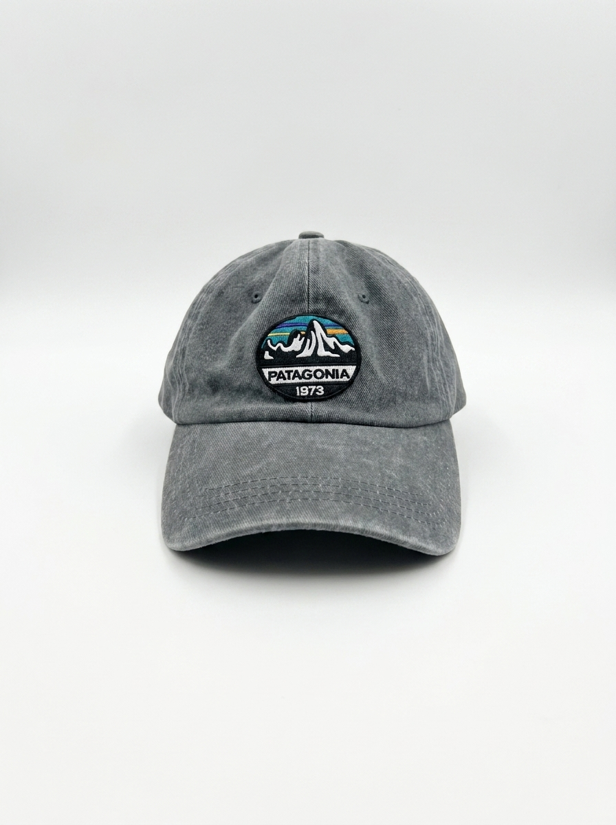 Patagonia 1973  Washed Grey Heritage Logo Baseball Cap