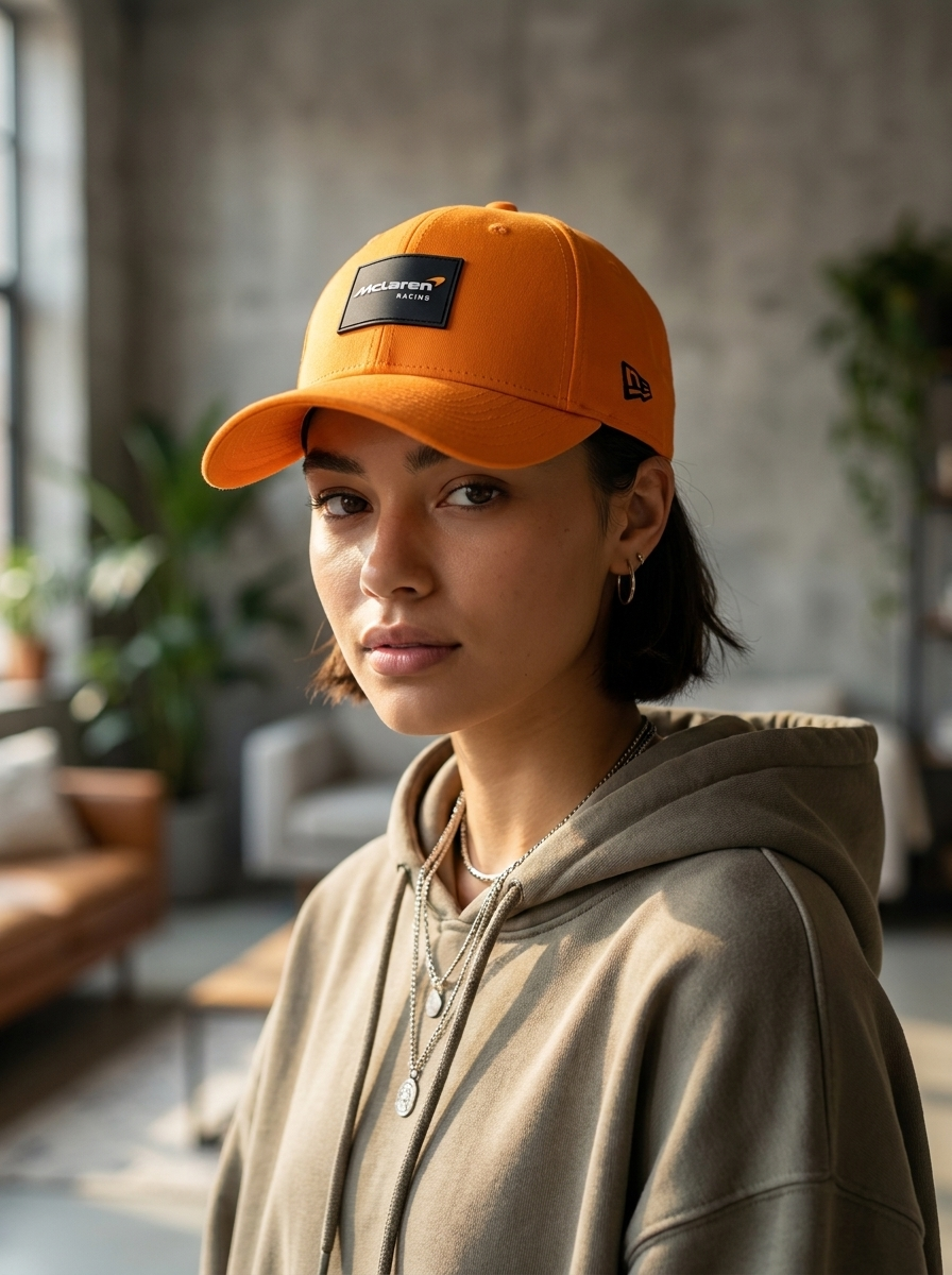 New Era 9FORTY Orange McLaren Racing Adjustable Cap