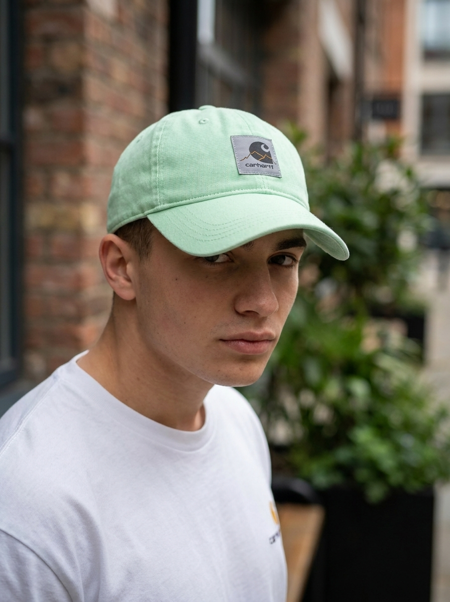 Carhartt Mint Canvas Adjustable Baseball Cap