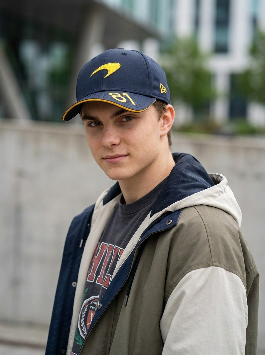 New Era Navy McLaren F1 Piastri 81 Baseball Cap