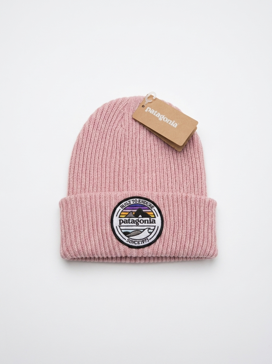 Patagonia Dusty Rose Everyday Rib-Knit Beanie