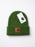 Carhartt Unisex Rib-Knit Moss Green Beanie