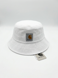 Carhartt WIP Script Logo Crisp White Bucket Hat